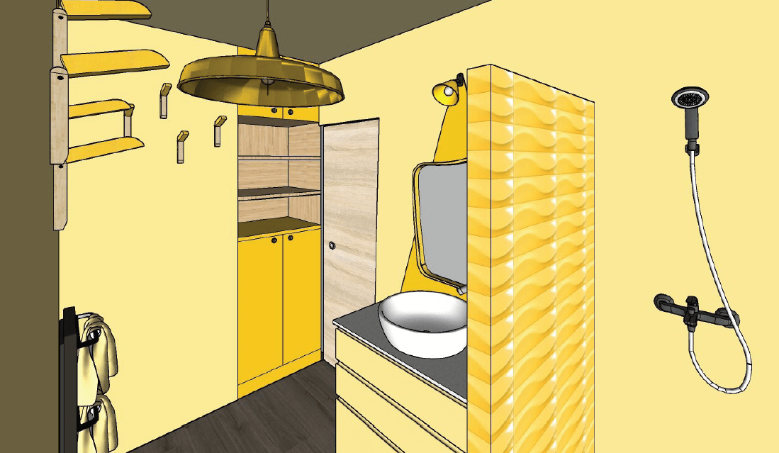 salle de bain Chloé et Constantin