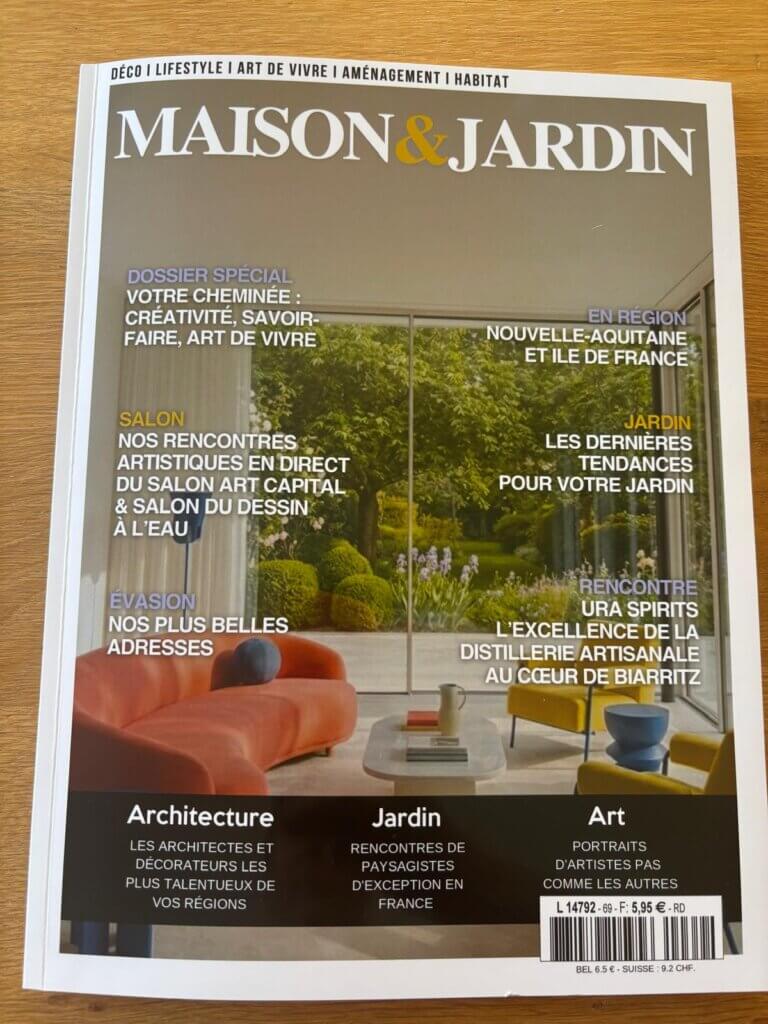 Couverture magazine Maison&Jardin avec Lucie B Deco