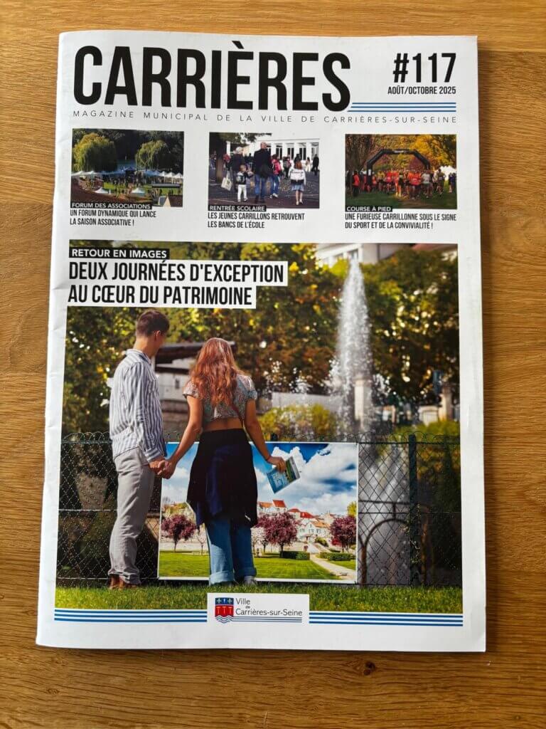 Magazine ville de Carrières-sur-Seine avec Lucie B Deco